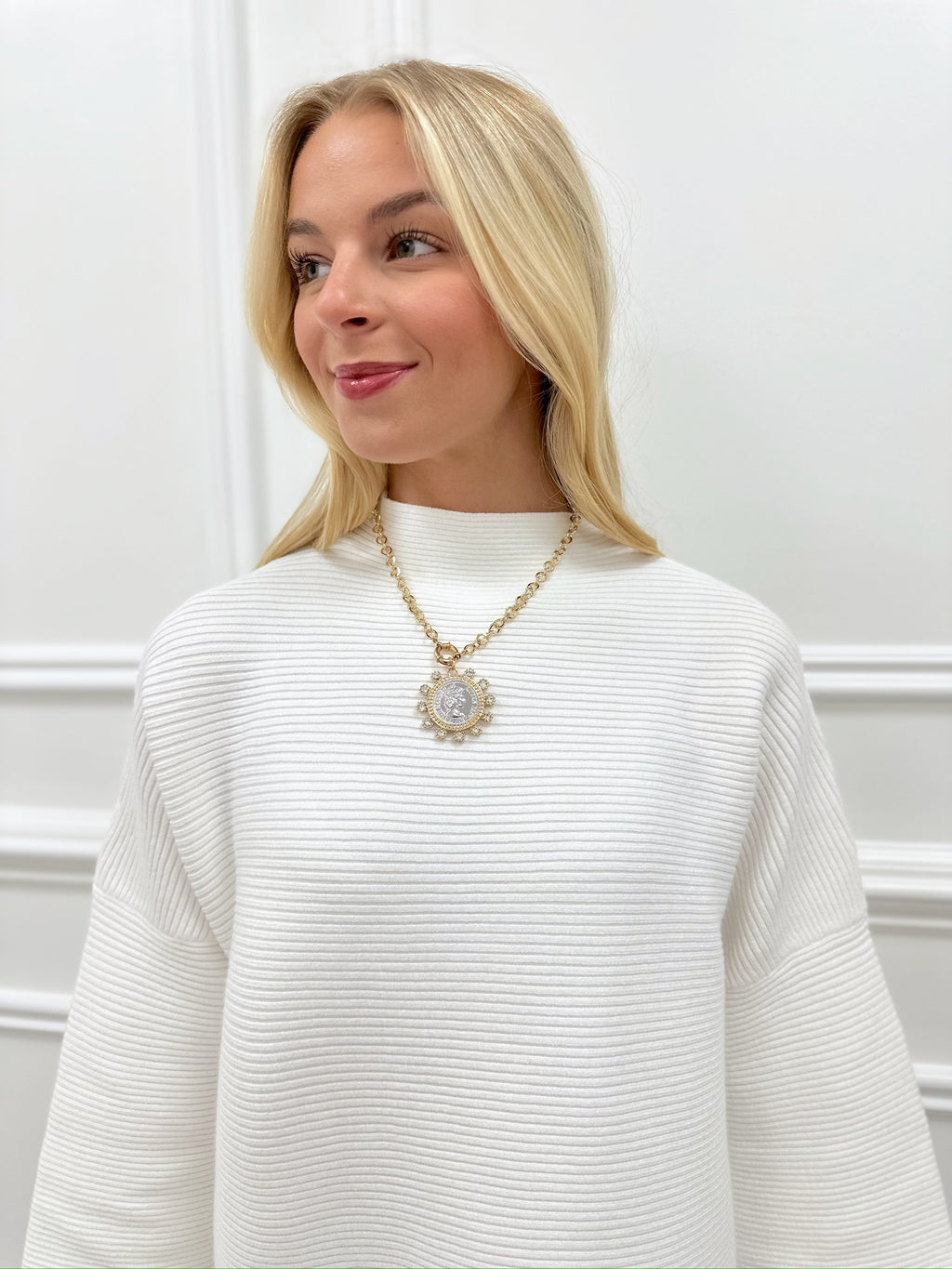 Darla Coin Pendant Necklace