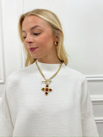 Devin Tortoise Pendant Necklace