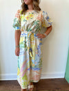 Brynne Citrus Splash Midi Dress