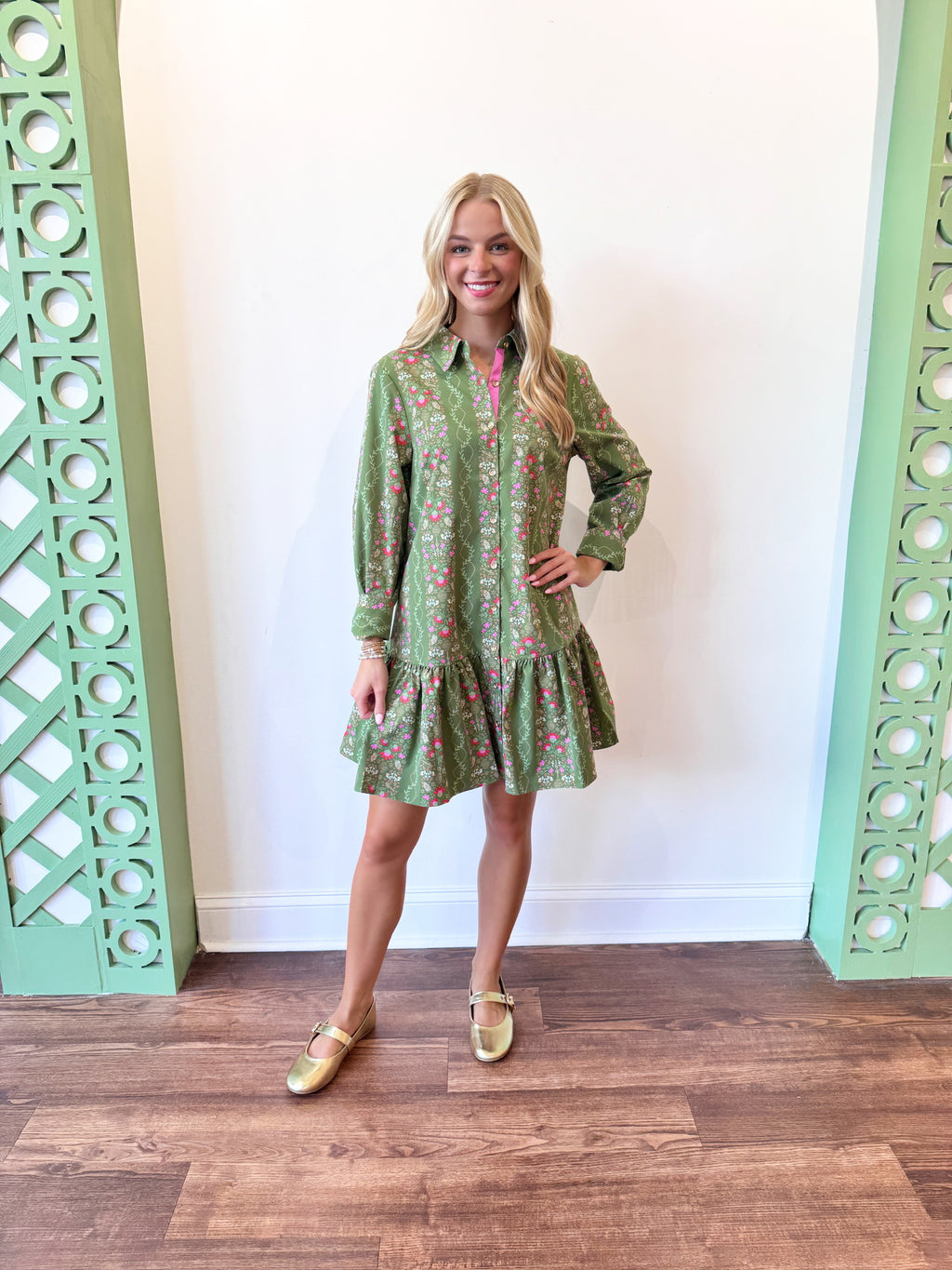 Fiona Floral Dress