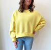 Allie Yellow Sweatshirt