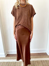 Beller Brown Top