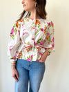 Beth Floral Top