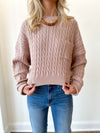 Camie Taupe Sweater