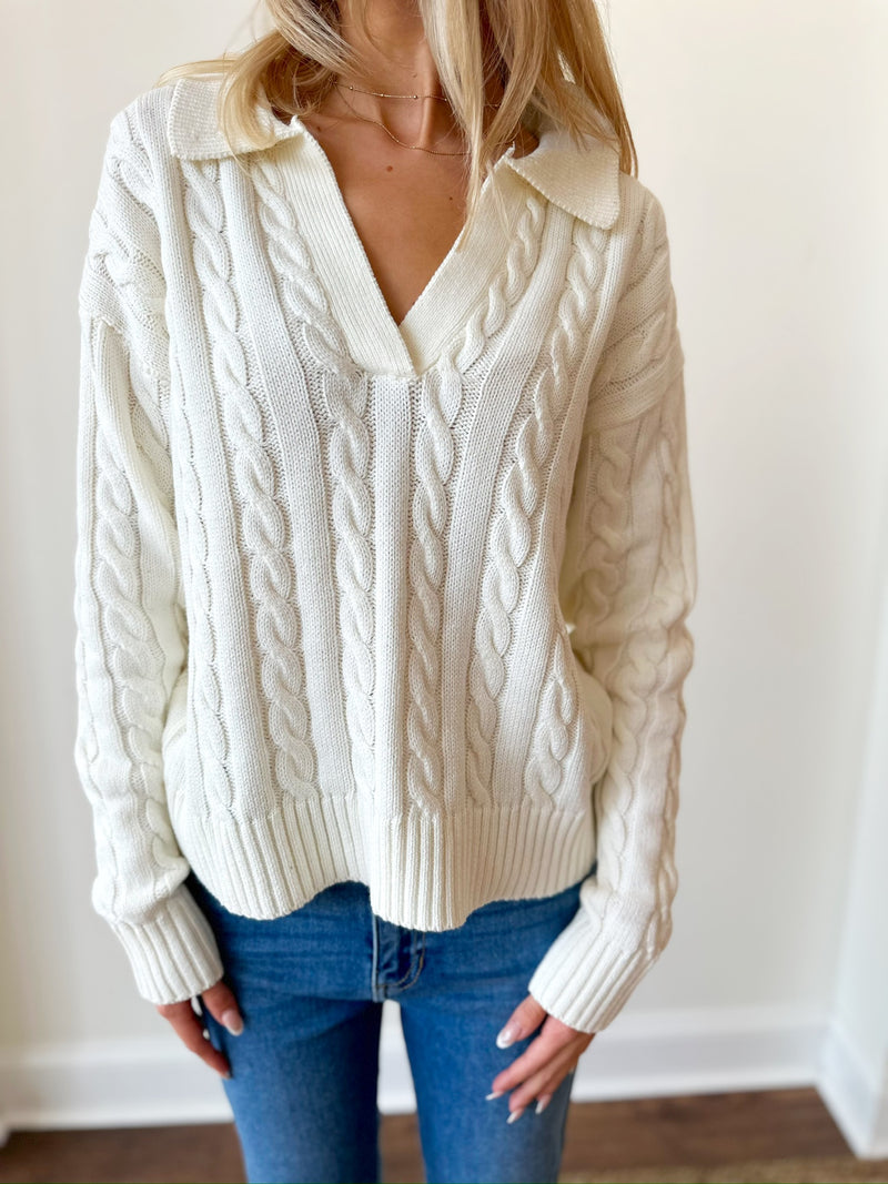 Brooke Ivory Sweater