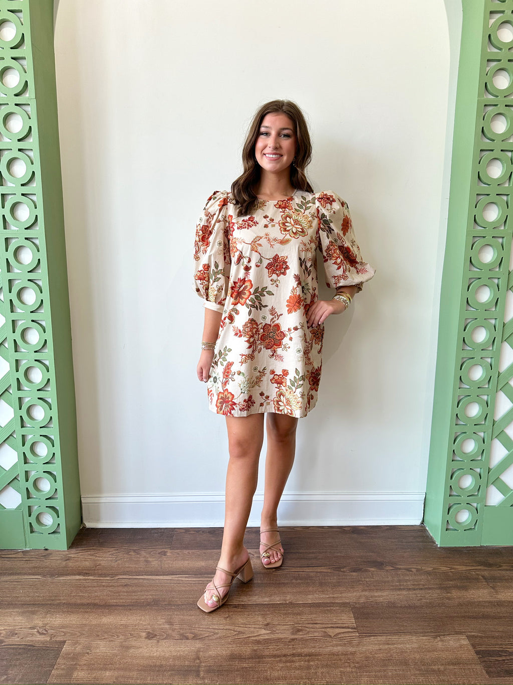 Autumn Floral Dress