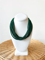 Ella Rope Necklace-Green
