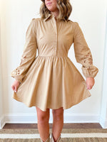 Amanda Taupe Dress