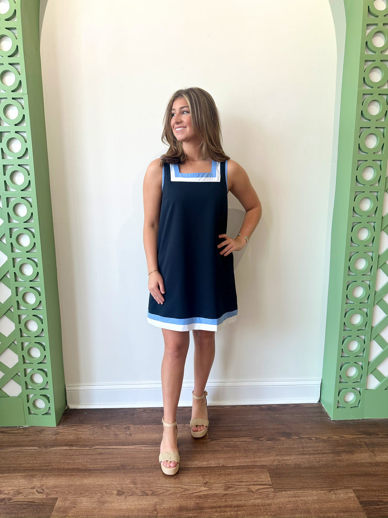 Peyton Navy Dress