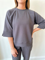 Carol Charcoal Top