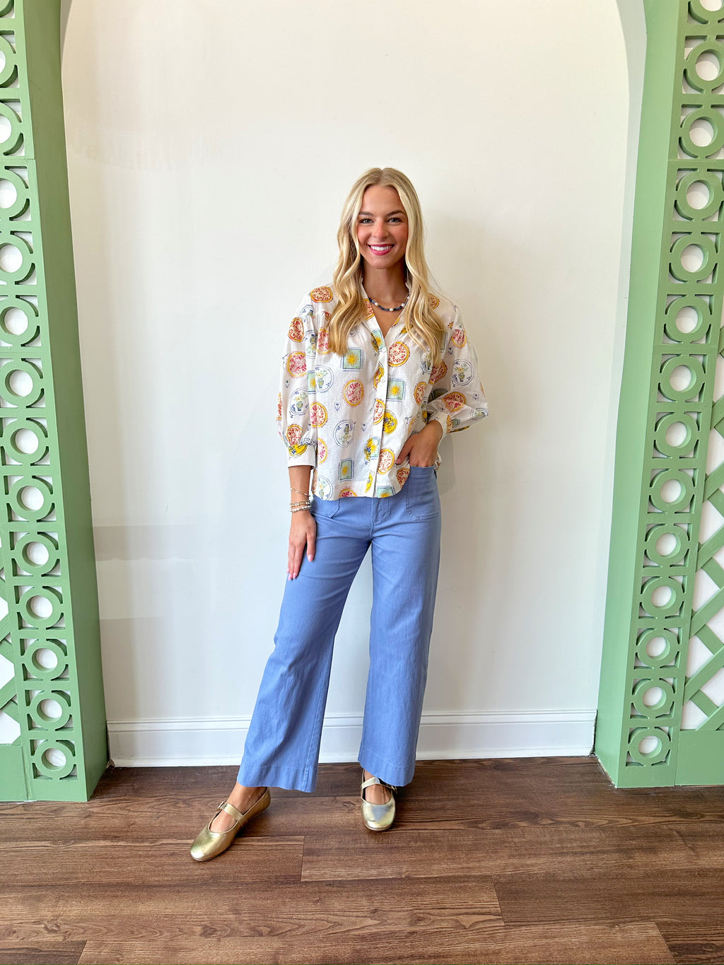 Amy Printed Top