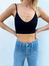 Low Back Bralette-Black