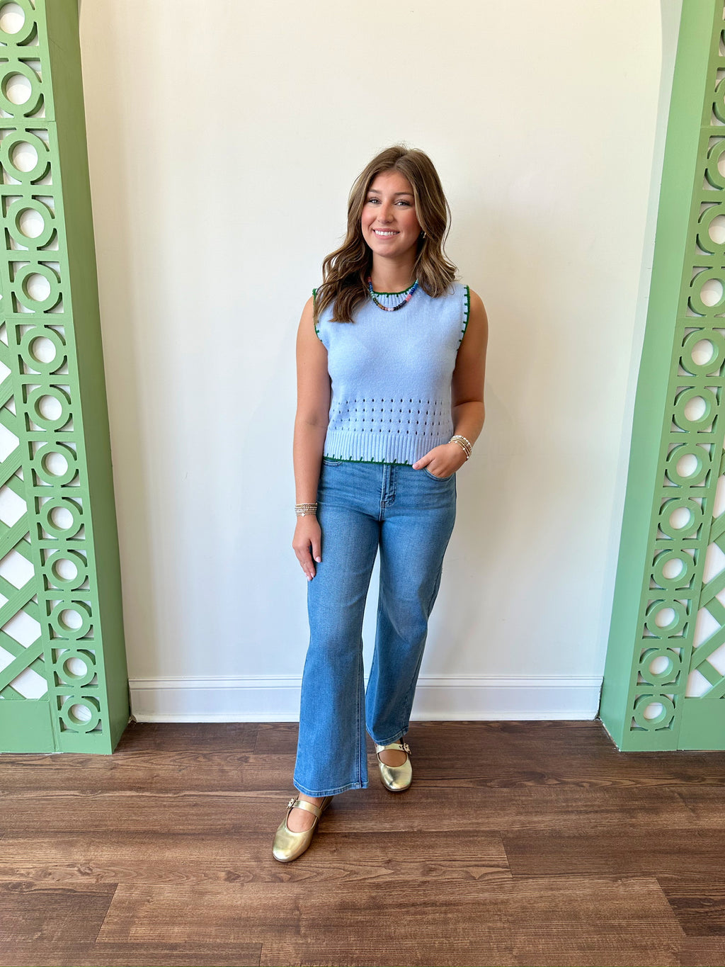Natalie Blue Top