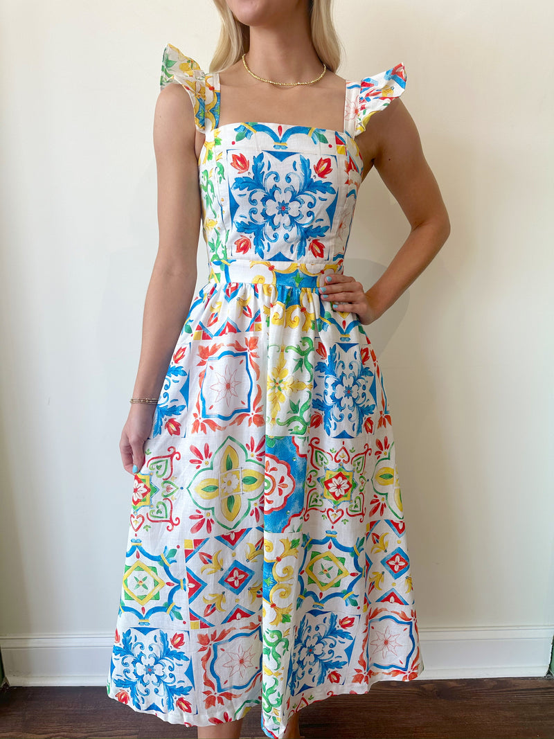 Nicola Printed Dress