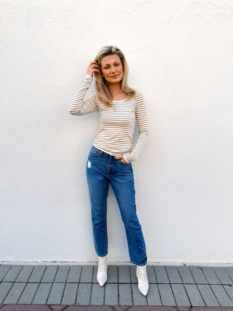 Alina Stripe Top