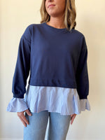 Jenny Navy Top