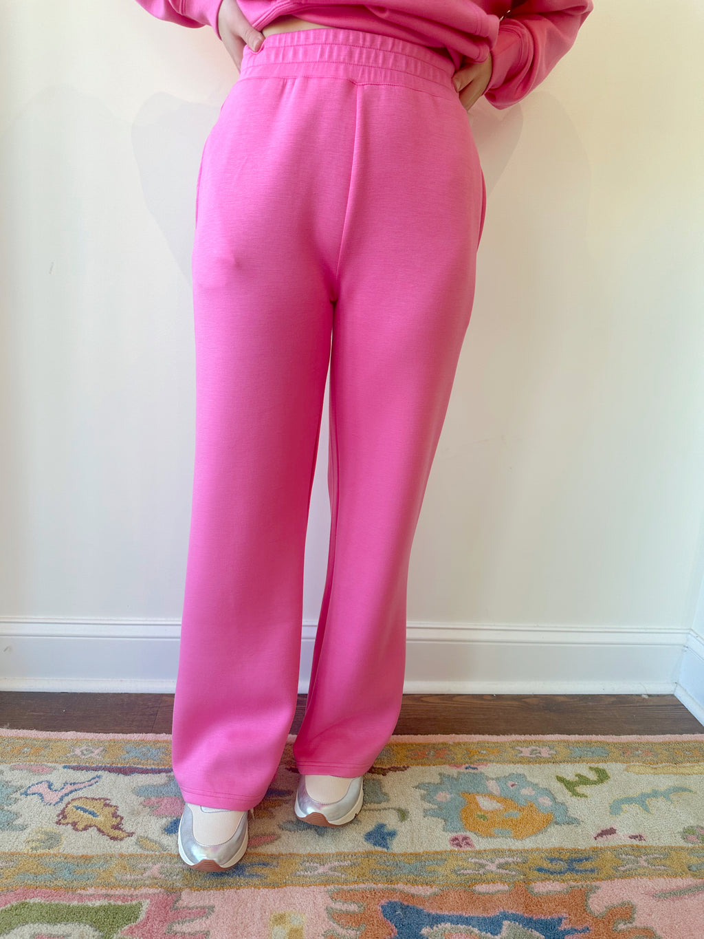 Cloud Fleece Pants- Pink
