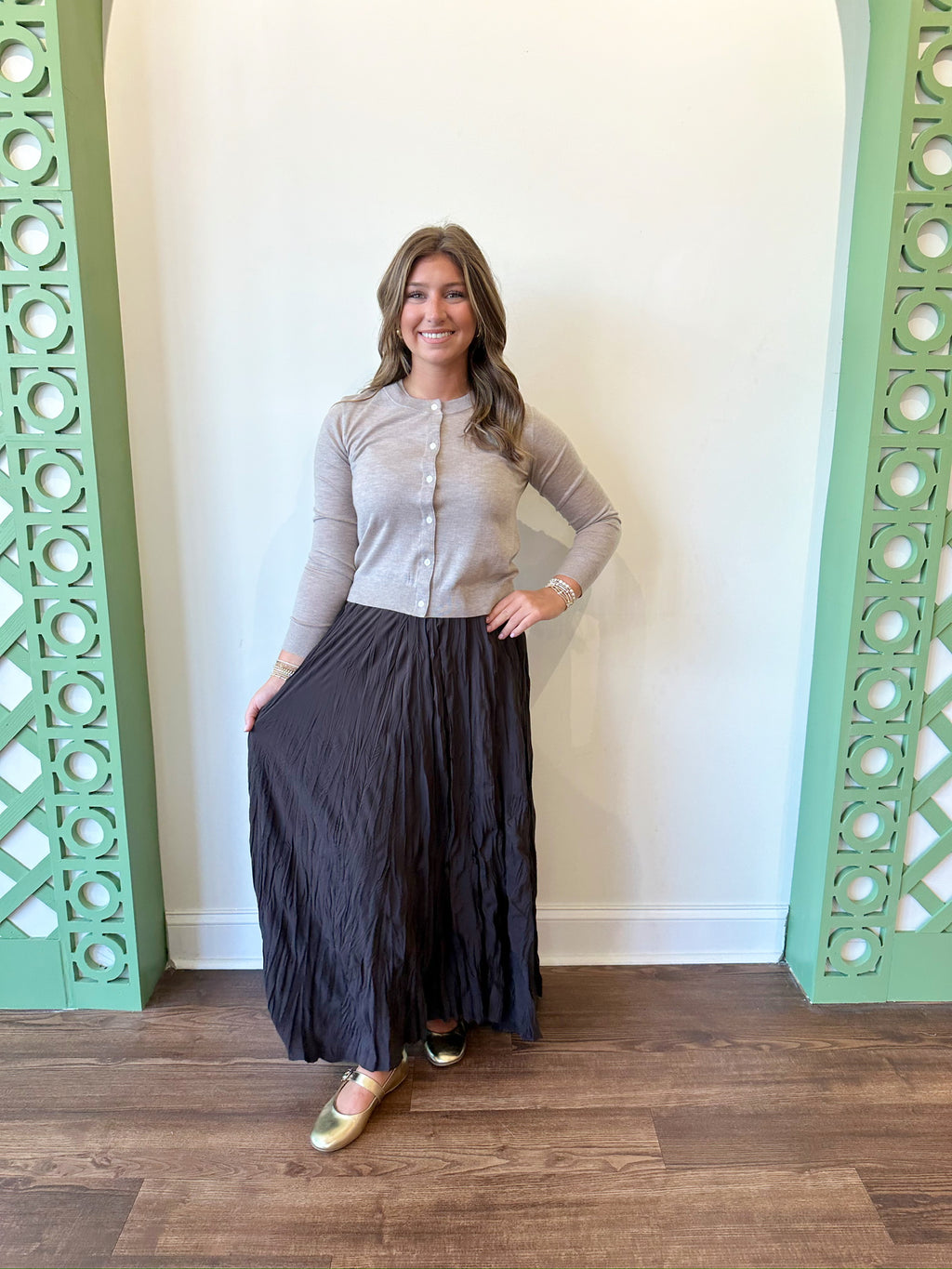 Susie Taupe Cardigan
