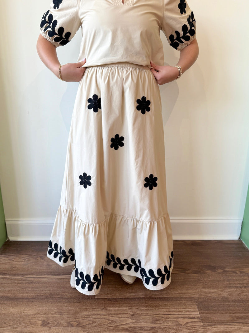 Elle Ivory Skirt