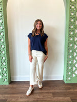 Ashley Navy Top