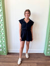 Erica Black Romper