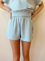 Cloud Fleece Shorts- Blue