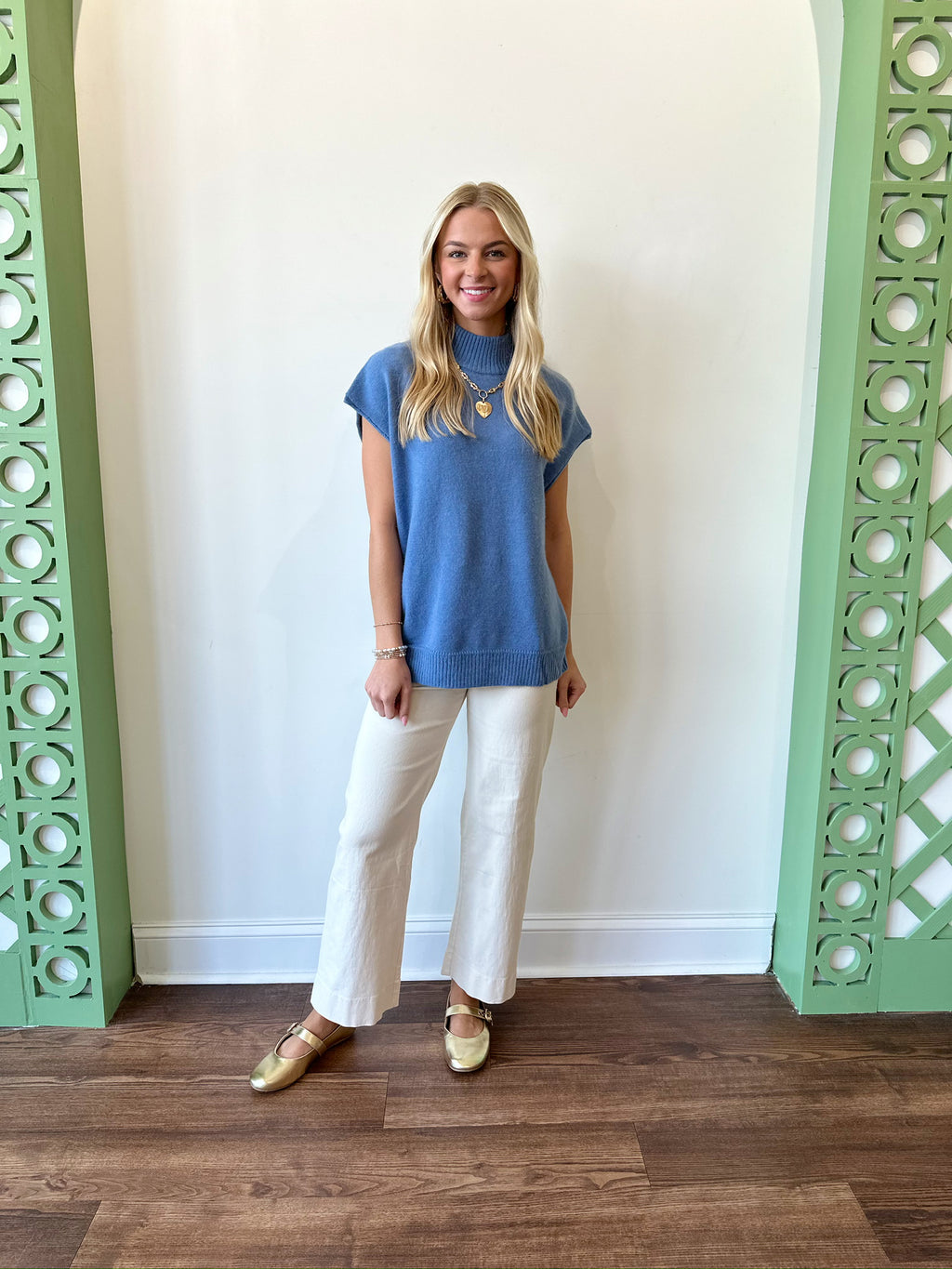 Alison Blue Top