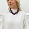 Ella Rope Necklace-Wine