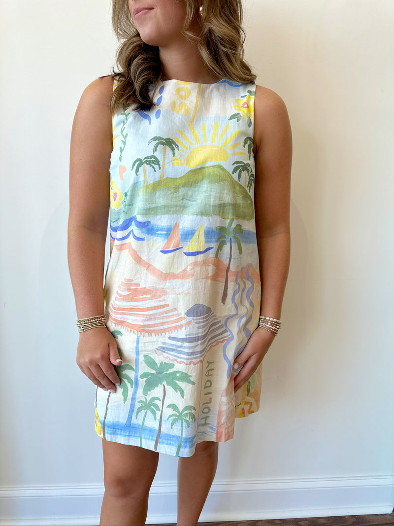 Catania Citrus Splash Dress