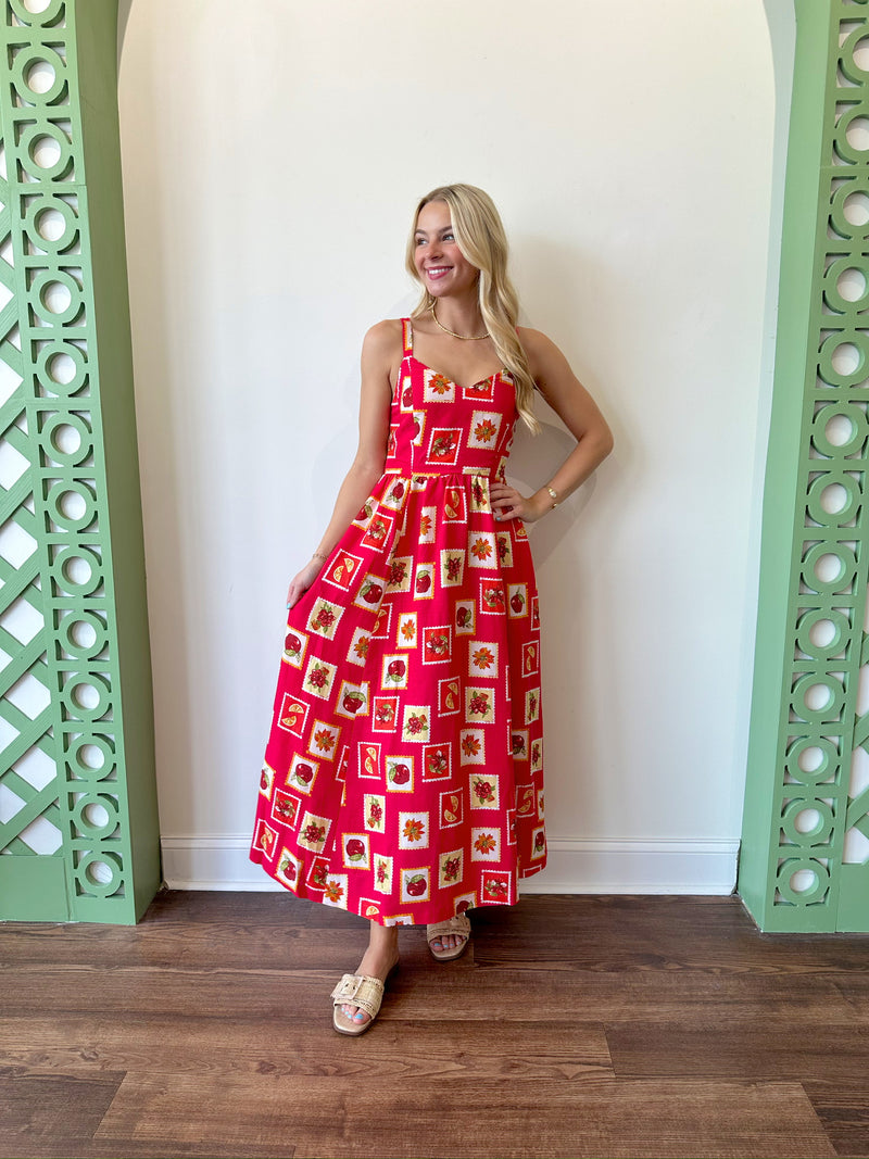 Angela Printed Dress