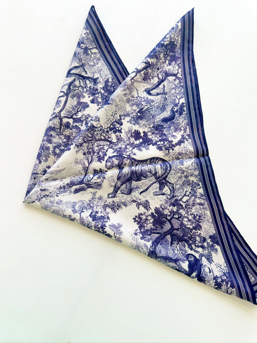 Annie Printed Bandana- Blue