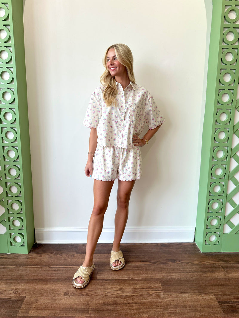 Gemma Floral Shorts