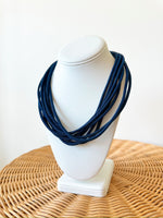 Ella Rope Necklace-Navy