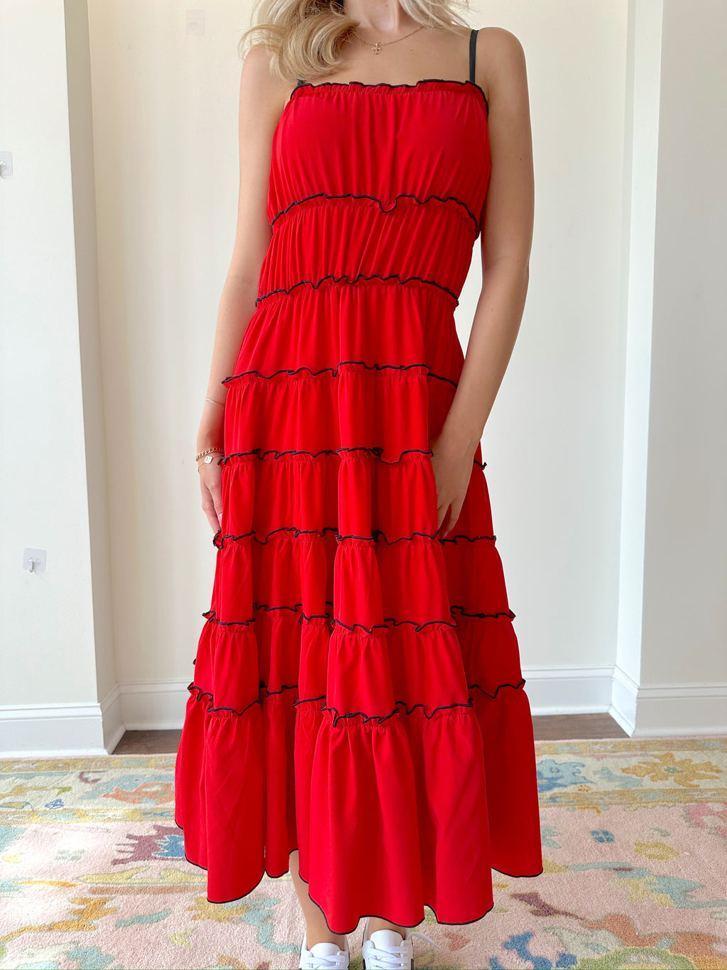 Jayden Red Maxi Dress