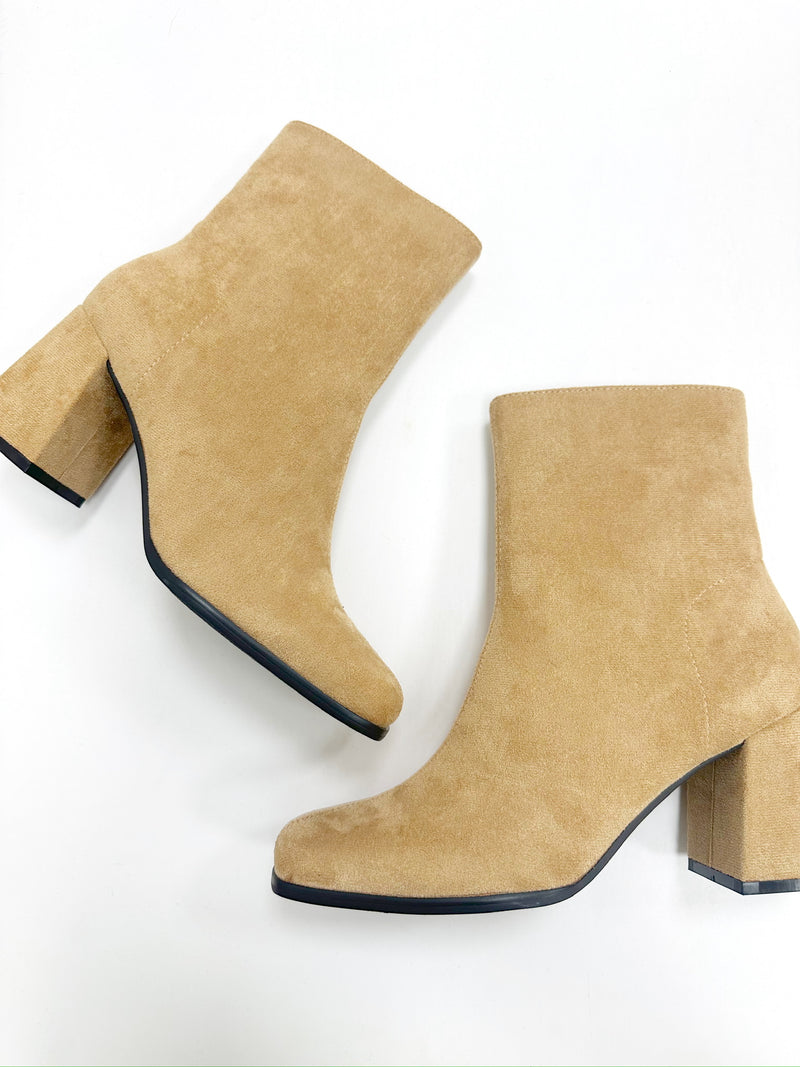 Erica Suede Booties