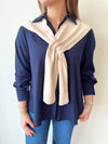 Alicia Cream Shawl-O/S