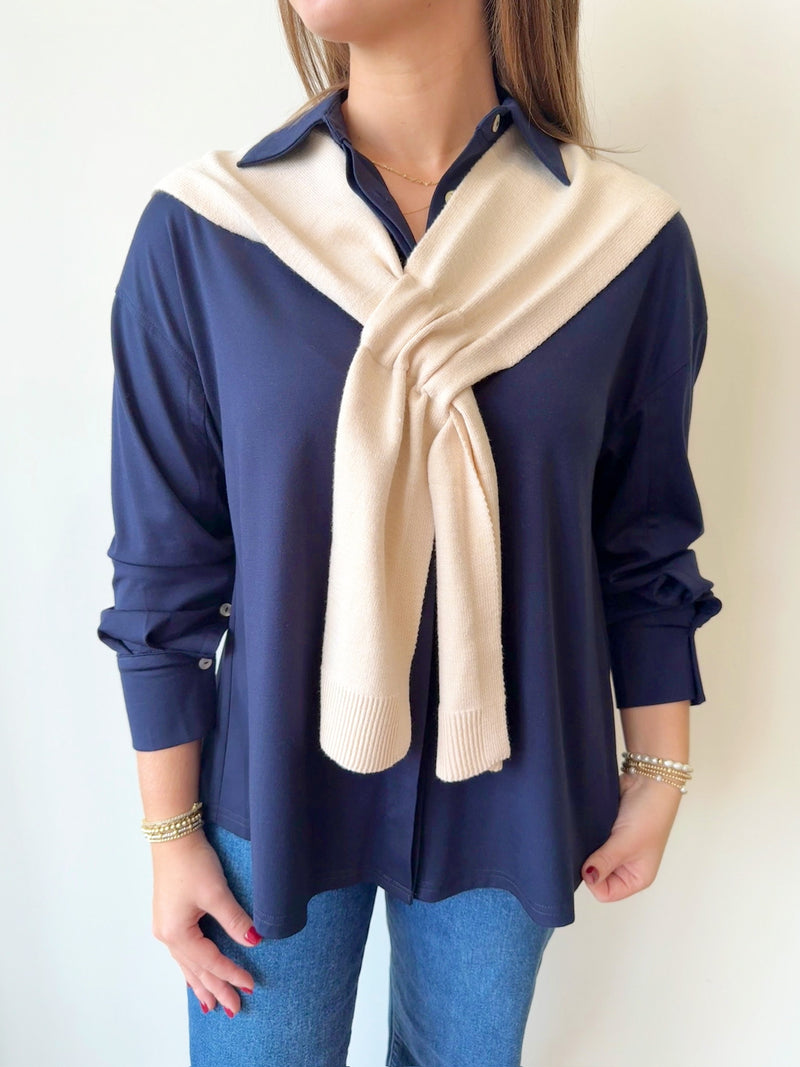 Alicia Cream Shawl-O/S