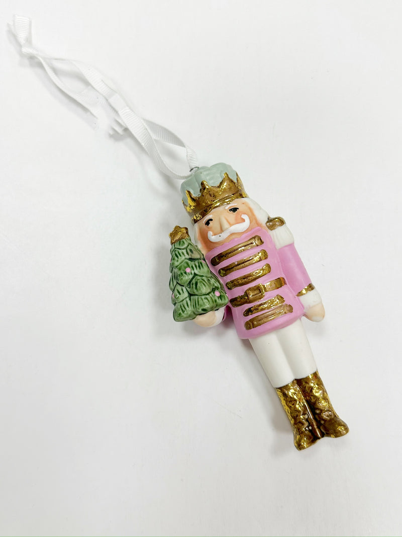 Hand-Painted Nutcracker Ornament