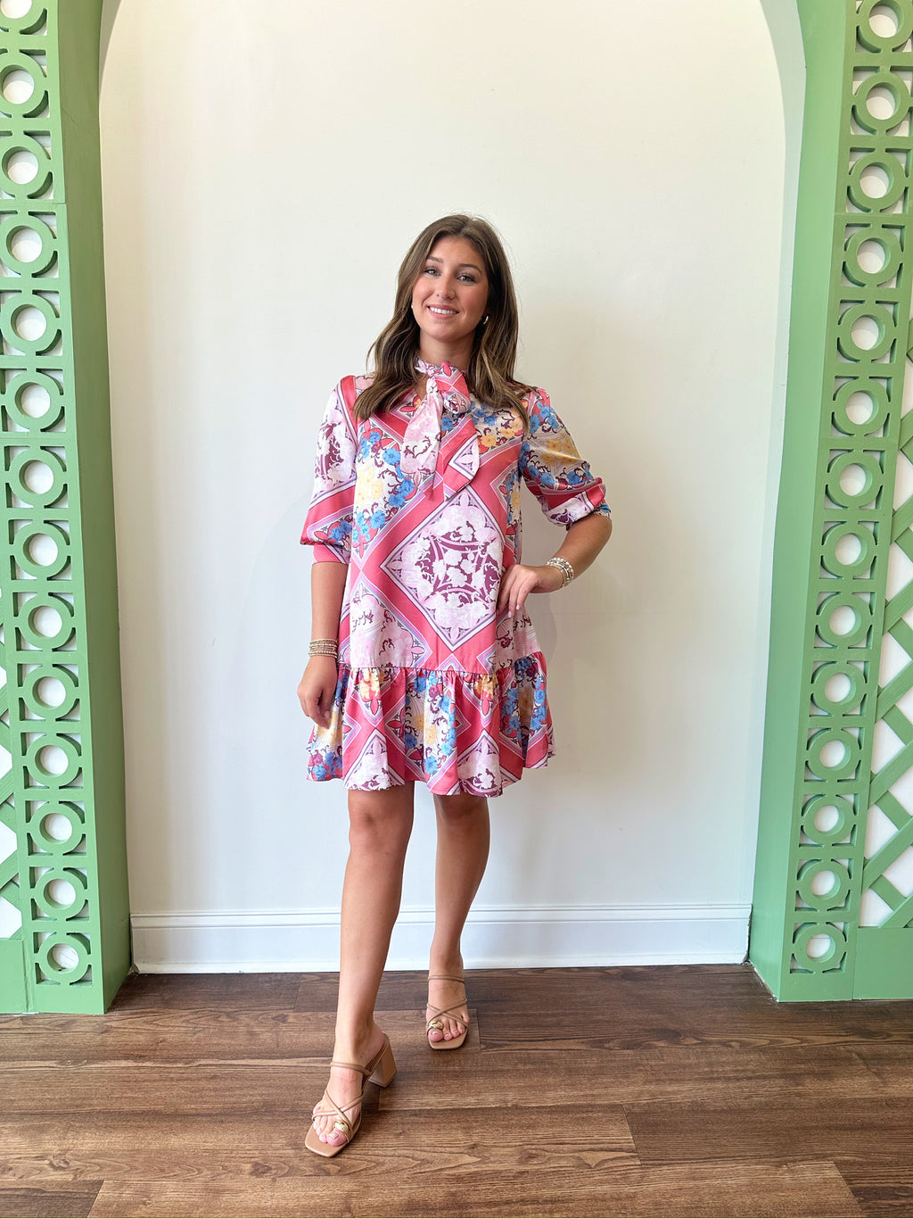 Shelby Printed Dress
