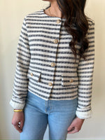 Morgan Striped Cardigan