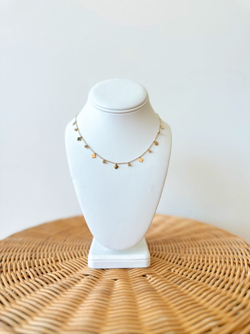 Rose Clover Necklace