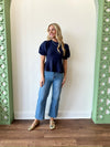 Parker Navy Top