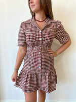 Monica Gingham Dress