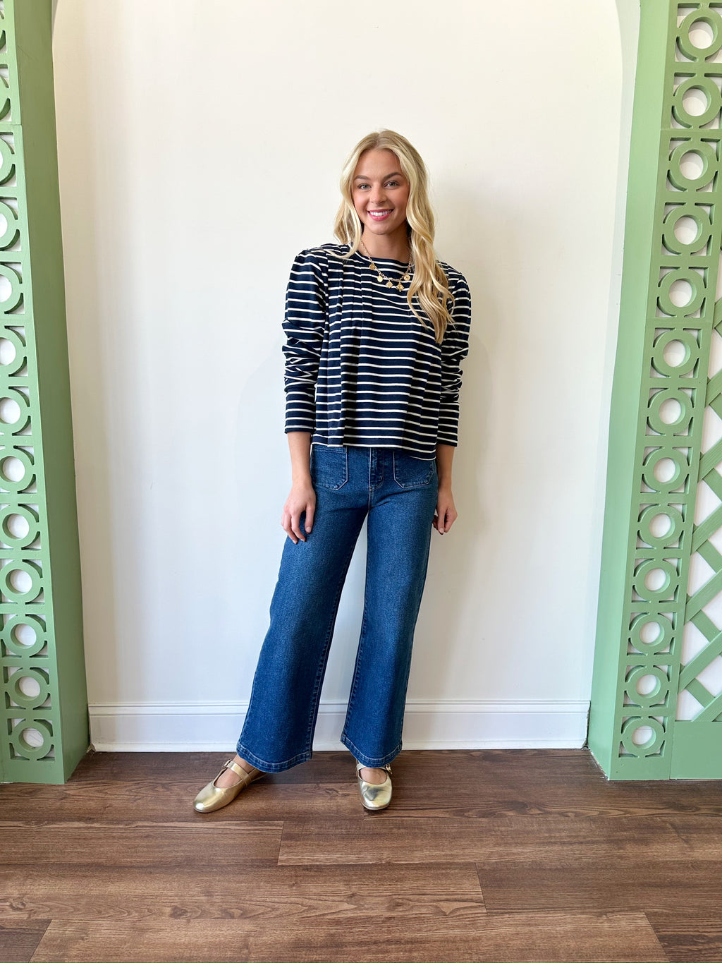 Nikki Striped Top