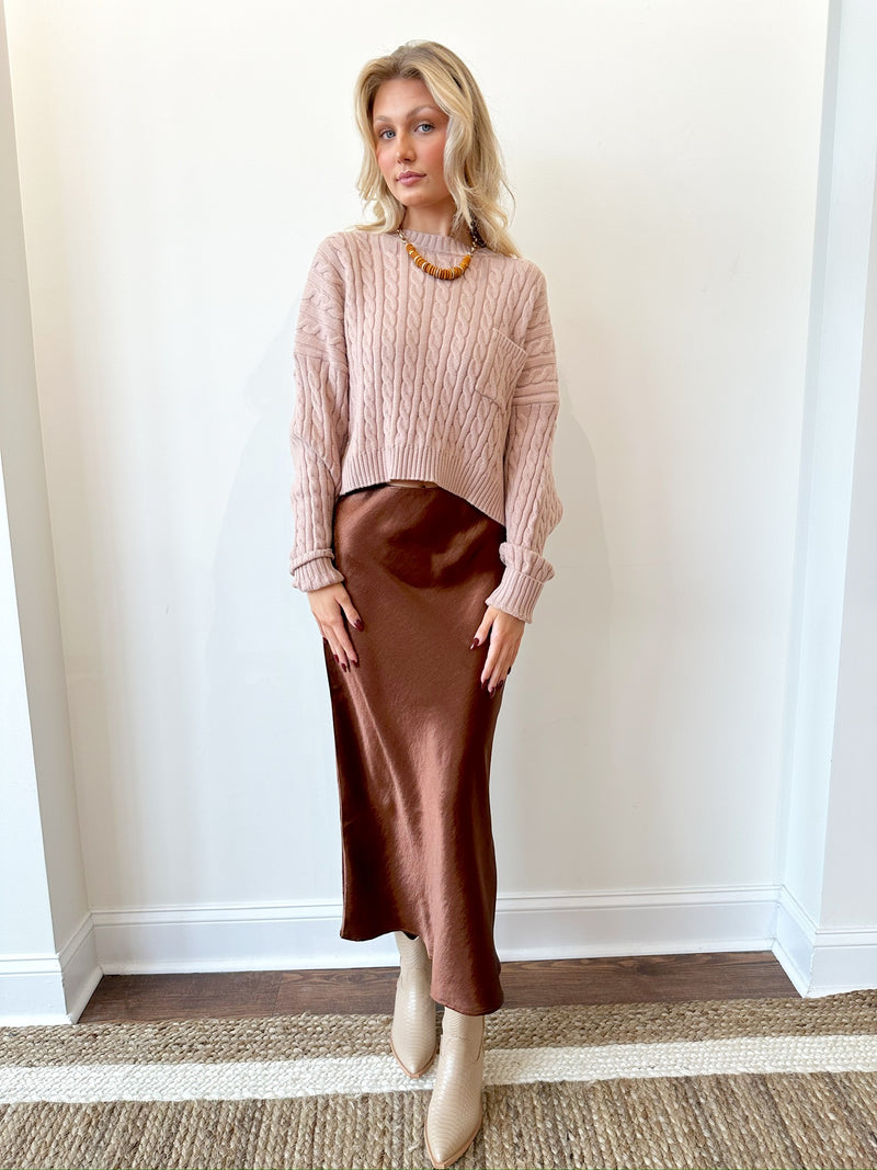 Camie Taupe Sweater