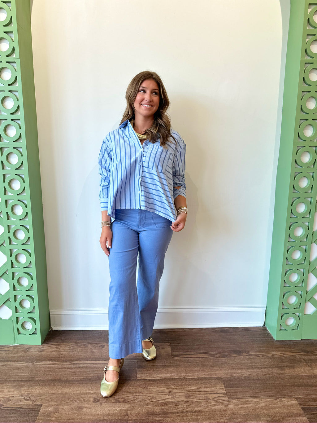 Lynn Striped Top