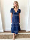 Anastasia Navy Dress