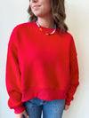 Allie Red Sweatshirt