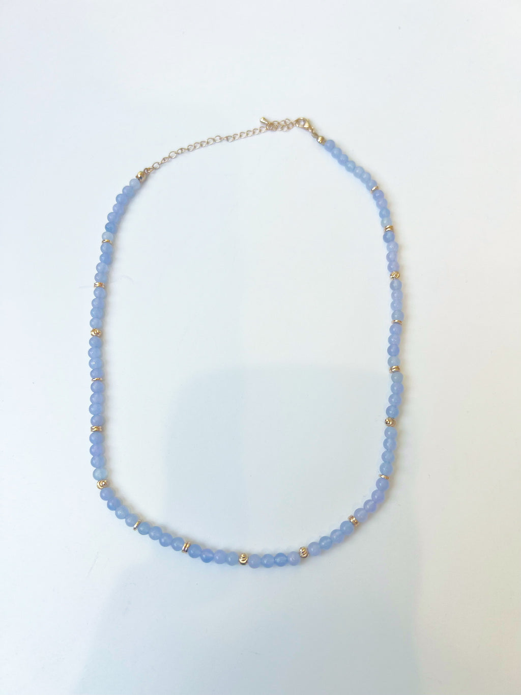 Peyton Beaded Necklace-Blue