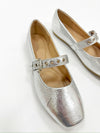 Gracie Silver Flats